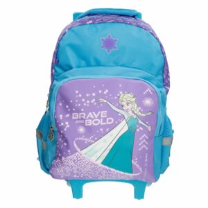Mochila Escolar Trolley Para Niña Diseño Frozen Elsa 2 PRIMAVERA