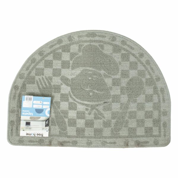 Alfombra Cocina  Media Luna Gris FREE HOME 70X48 CM - Imagen 2