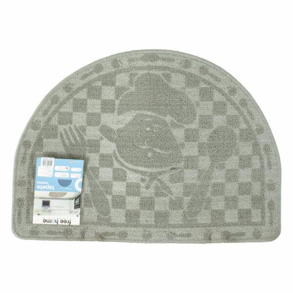 Alfombra Cocina  Media Luna Gris FREE HOME 70X48 CM - Imagen 2