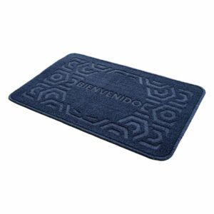 Alfombra De Entrada Azul Oscuro FREE HOME 60X40 CM