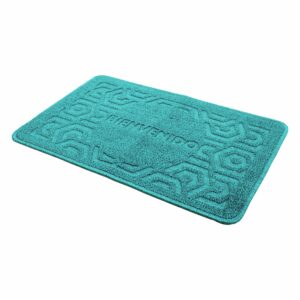 Alfombra De Entrada Agua Marina Oscuro FREE HOME 60X40 CM