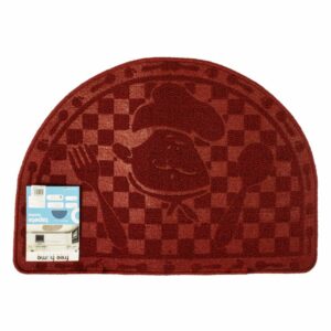 Alfombra Cocina  Media Luna Vino Tinto FREE HOME 70X48 CM