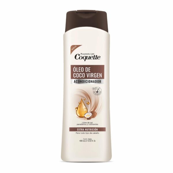 Acondicionador Óleo De Coco Virgen COQUETTE 400 Ml
