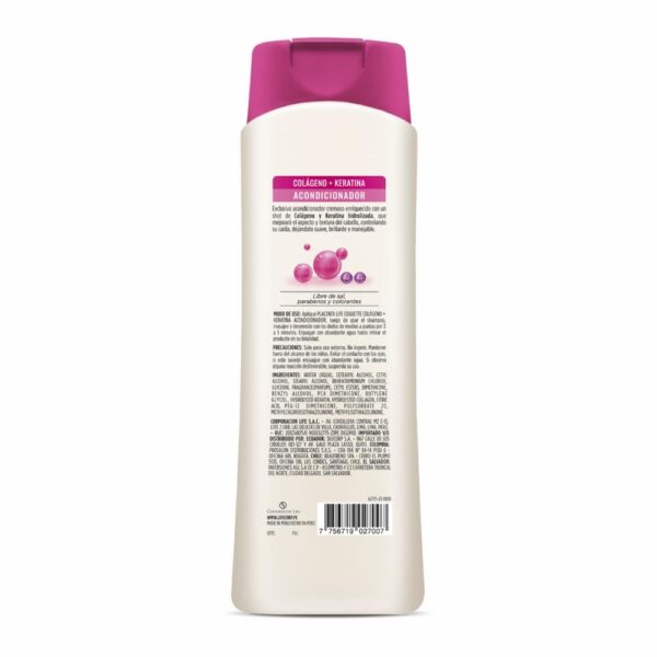 Acondicionador Colageno & Keratina COQUETTE 400 Ml - Imagen 2