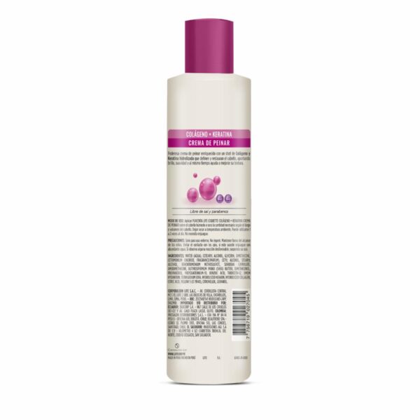 Crema De Peinar Colageno & Keratina COQUETTE 250 Ml - Imagen 2