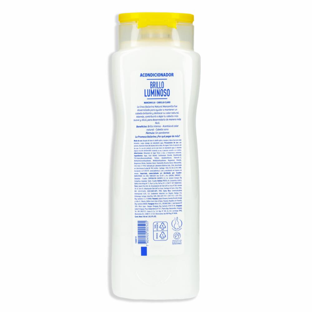 Acondicionador De Manzanilla BALLERINA 750 Ml - Imagen 2