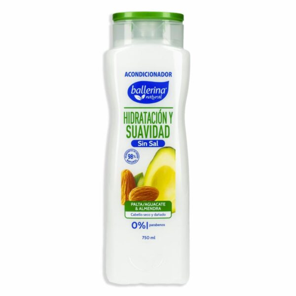 Acondicionador Sin Sal Palta Almendra BALLERINA 750 Ml