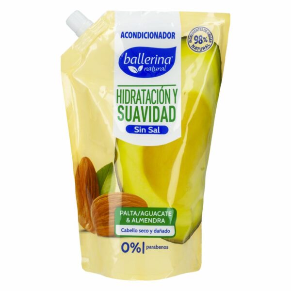 Acondicionardor Sin Sal Palta Y Almendra Doy Pack BALLERINA 900 Ml