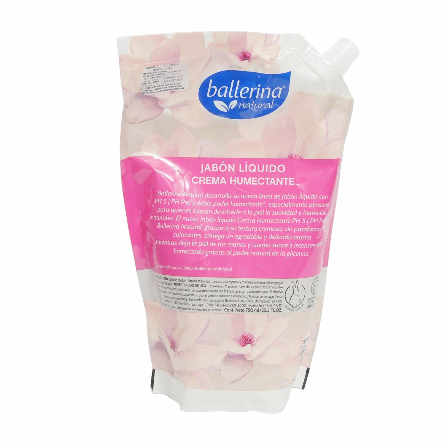 Jabón Líquido Humectante Doy Pack BALLERINA 900 Ml - Imagen 3