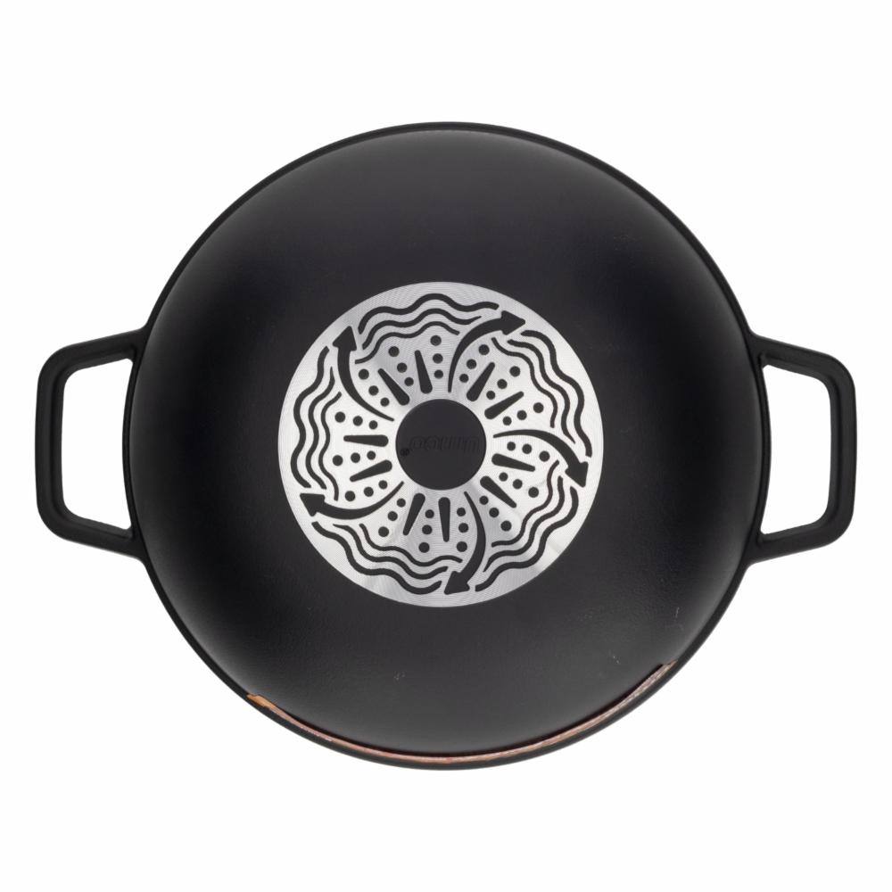 Olla Caldero Fundido Cerámica Tapa De Vidrio UMCO - Imagen 2