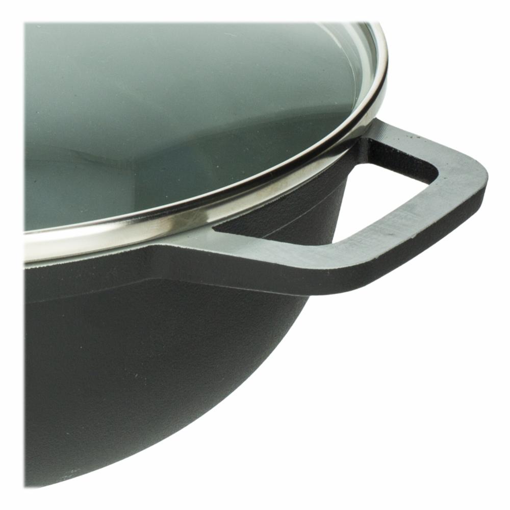 Olla Caldero Fundido Cerámica Tapa De Vidrio UMCO - Imagen 3