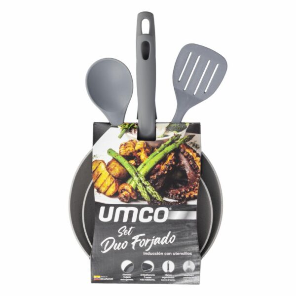 Set Sartenes De Inducción Ipanema Forjados + Set De Utensilios UMCO 4 Piezas - Imagen 4