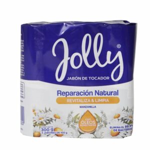 Jabón De Tocador Reparación Natural Revitaliza Y Limpia Manzanilla JOLLY X 100 G