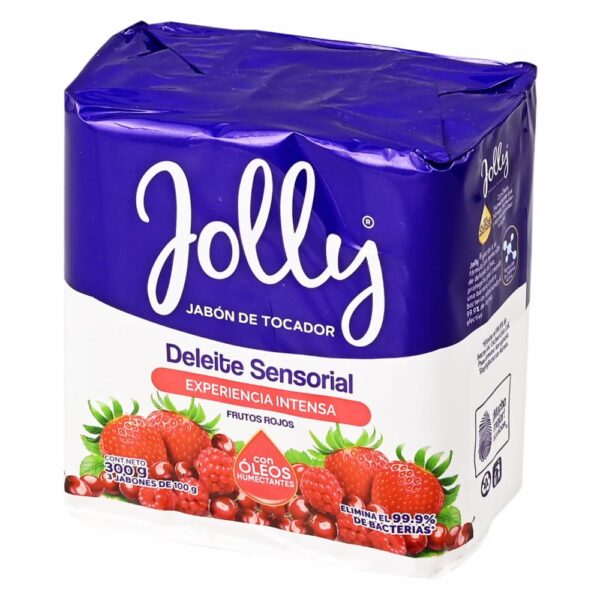 Jabón De Tocador Deleite Sensorial Experiencia Intensa Frutos Rojos JOLLY X 100 G