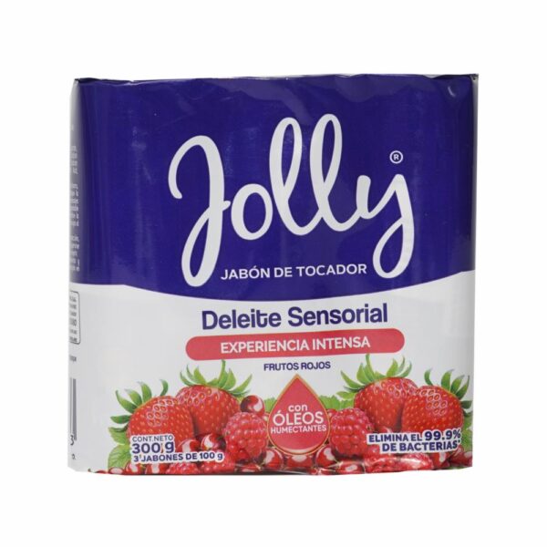 Jabón De Tocador Deleite Sensorial Experiencia Intensa Frutos Rojos JOLLY X 100 G - Imagen 2