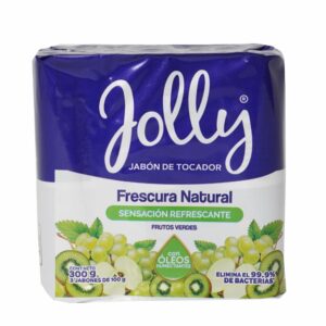 Jabón De Tocador Frescura Natural Sensación Refrescante Frutos Verdes JOLLY X 100 G