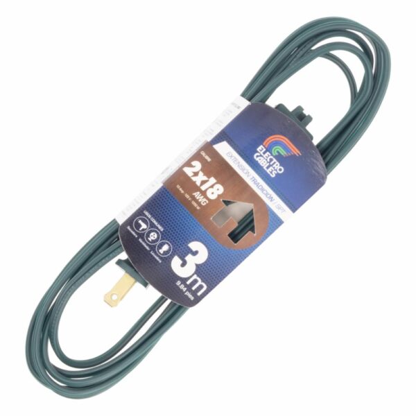 Extensión De 2X18 3 MetrosVerde DOLTREX Unidad