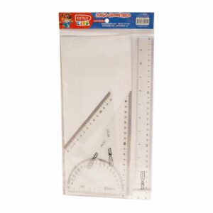 Juego Geométrico 30 Cm ESTILO 4 Piezas