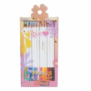 Lápices De Colores Love ESTILO X 12 Unds