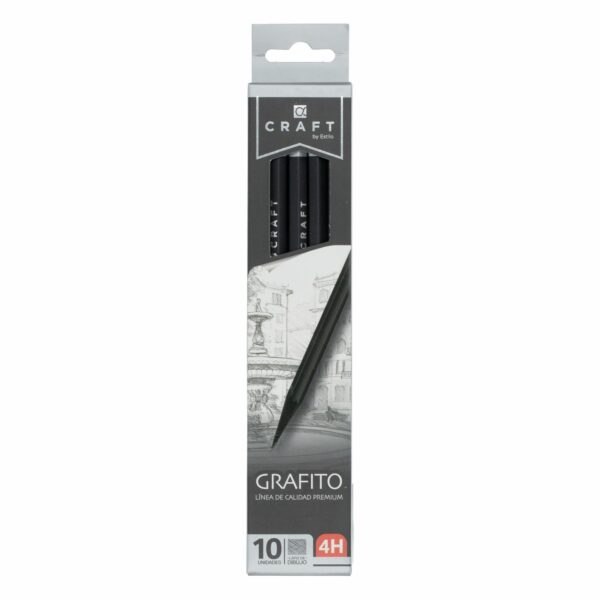 Lápiz Grafito 4H ESTILO X 10 Uds