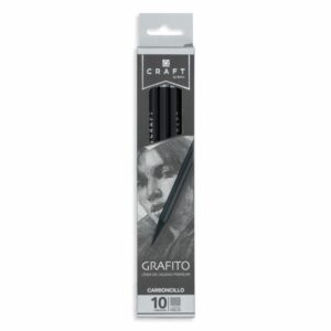 Lápiz Carboncillo ESTILO X 10 Uds