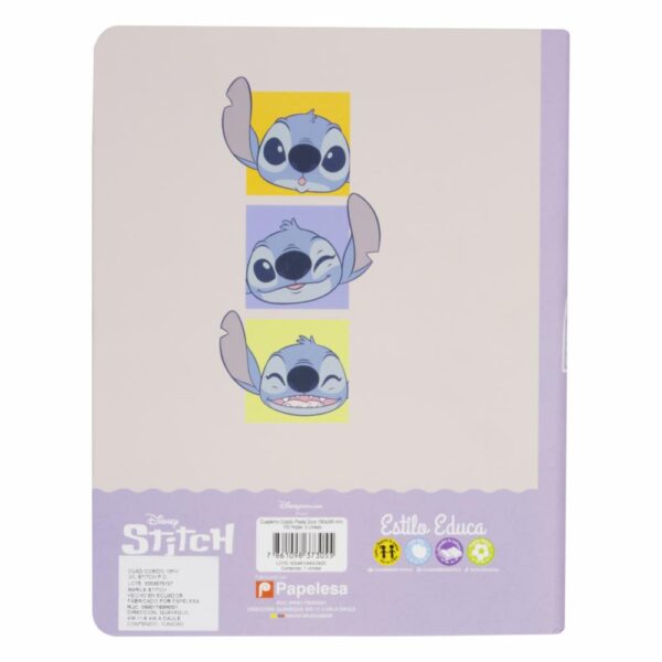 Cuaderno Cosido 2 Líneas Stich DISNEY 100 Hojas - Imagen 2