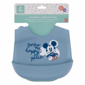 Babero De Silicon Mickey Y Minnie DISNEY Unidad