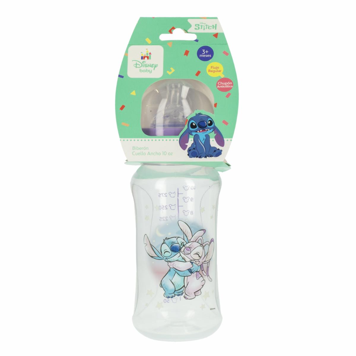 Biberón Cuello Ancho Stitch DISNEY 10 OZ