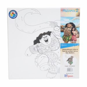 Lienzo Preimpreso Pinta Números Maui DISNEY