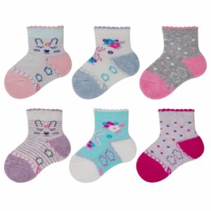 Medias Casual Cotton Bebé Niña MECRISGA