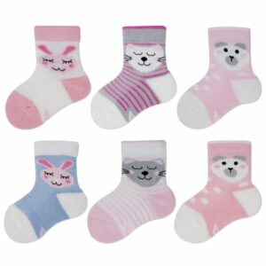 Medias Casual Bambú Flotada Bebé Niña MECRISGA