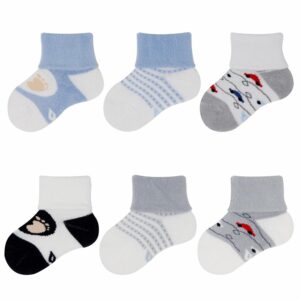 Medias Casual Bambú Ariel Bebé Niño MECRISGA Talla 6-9  Meses