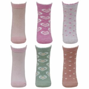 Medias Casual Tobillera Corazón Varios Colores MECRISGA