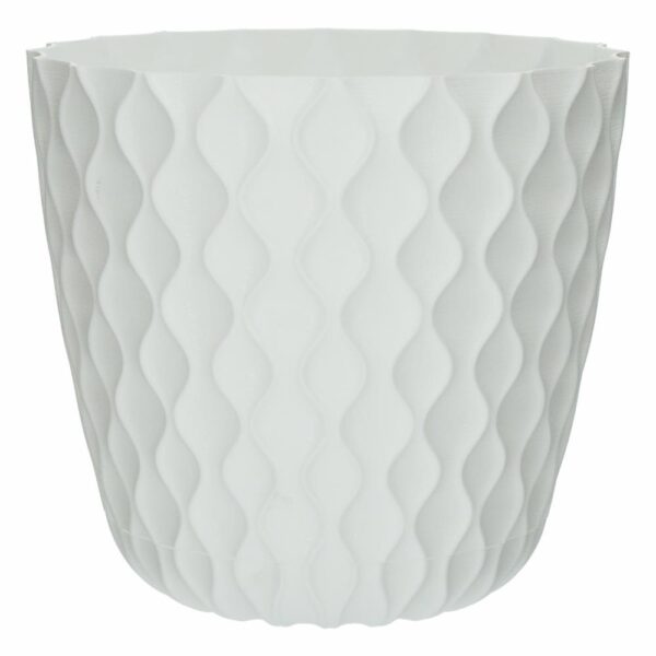 Macetero Curve Blanco PLAPASA 2.75 Litros