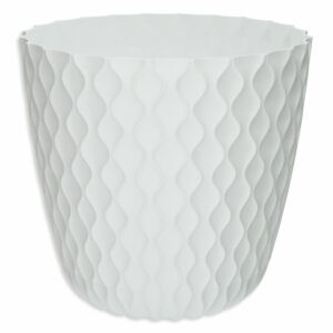 Macetero Curve Blanco PLAPASA 4.7 Litros