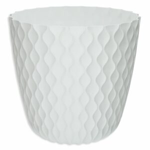 Macetero Curve Blanco PLAPASA 4.7 Litros