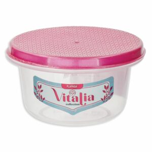 Repostero Discoware N1 Con Tapa Burdeos Perlado Vitalia PLAPASA 0.16 Litros