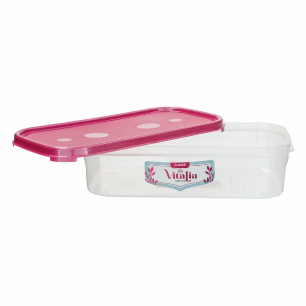 Repostero Multikeeper N1 Bajo Con Tapa Burdeos Perlado Vitalia PLAPASA 1 Litros - Imagen 2