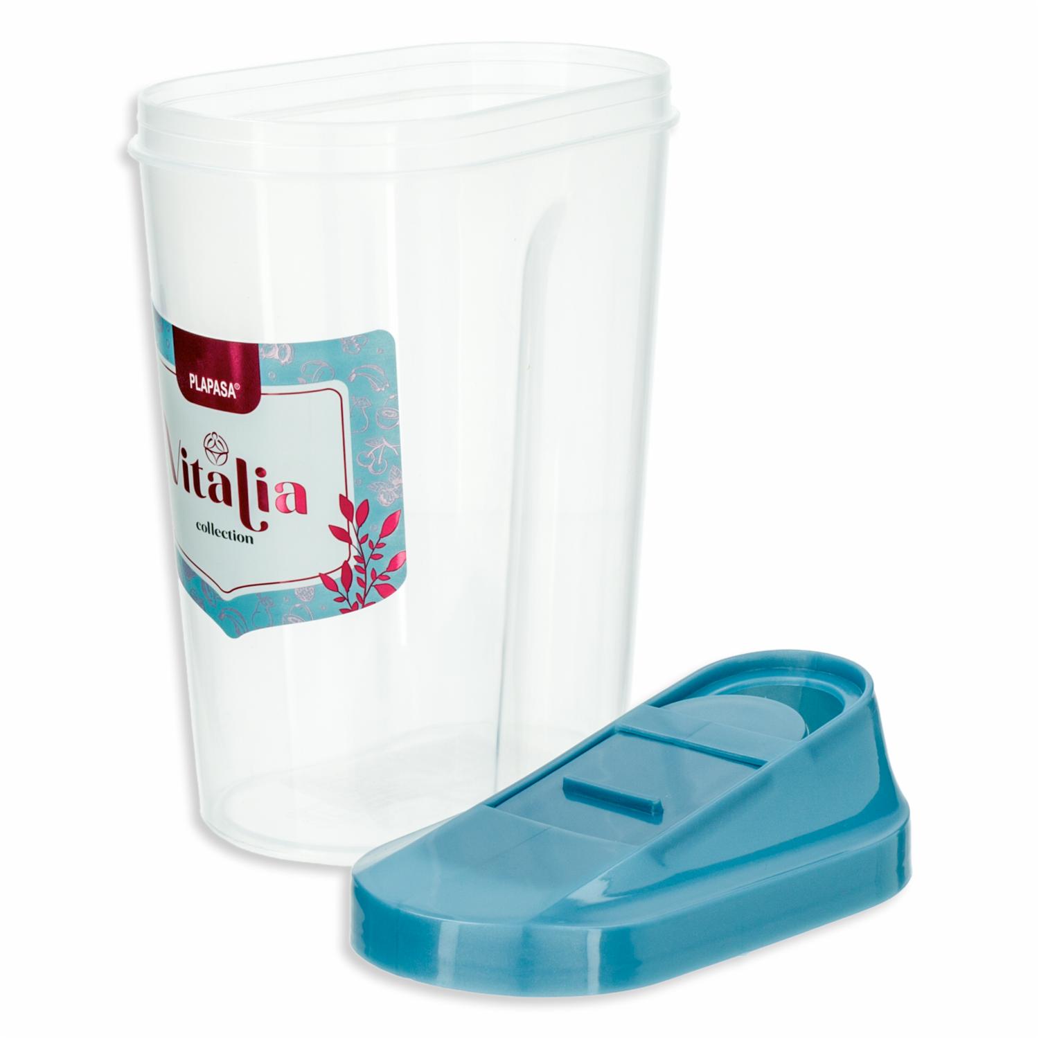 Pomo Dispensador Pequeño Con Tapa Capri Perlado Vitalia PLAPASA 0.75 Litros