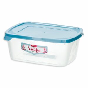Repostero Foodkeeper Rectangular N1 Con Tapa Capri Perlado Vitalia PLAPASA 0.6 Litros