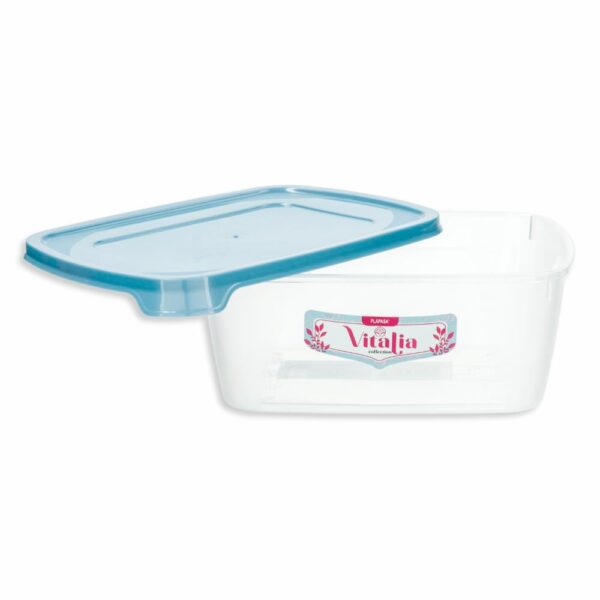 Repostero Foodkeeper Rectangular N1 Con Tapa Capri Perlado Vitalia PLAPASA 0.6 Litros - Imagen 2