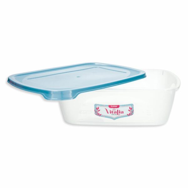 Repostero Foodkeeper Rectangular N3 Con Tapa Capri Perlado Vitalia PLAPASA 2.2 Litros - Imagen 2