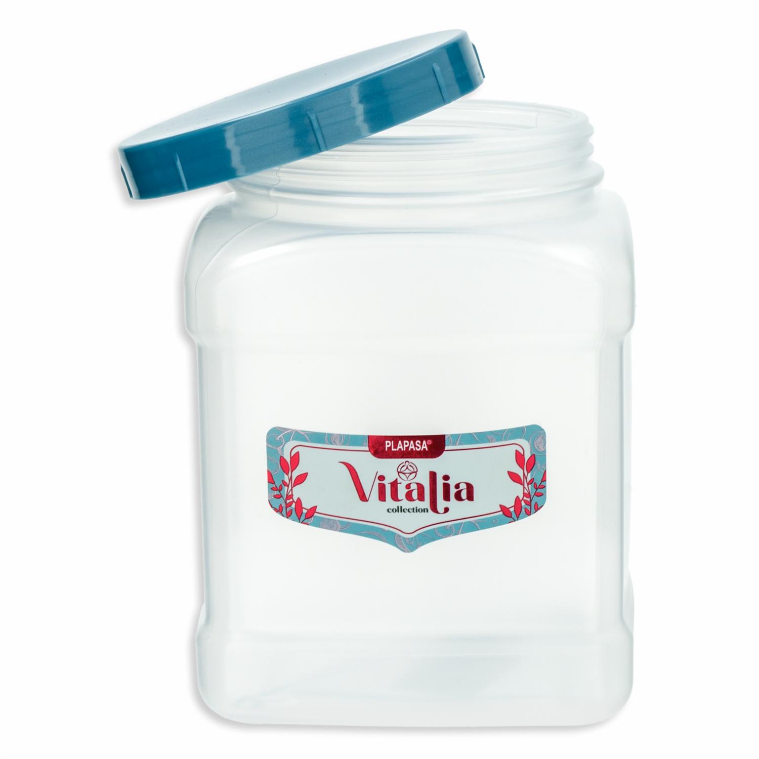 Pomo Dispensador Cuadrado N2 Con Tapa Capri Perlado Vitalia PLAPASA 1.5 Litros - Imagen 2