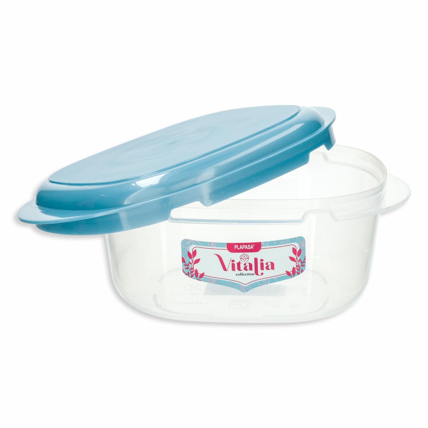 Repostero Lunchkeeper Con Tapa Capri Perlado Vitalia PLAPASA 1.7 Litros