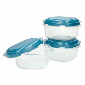Set Reposteros Set X3 Lunchkeeper Con Tapa Capri Perlado Vitalia PLAPASA 3X0.5 Litros