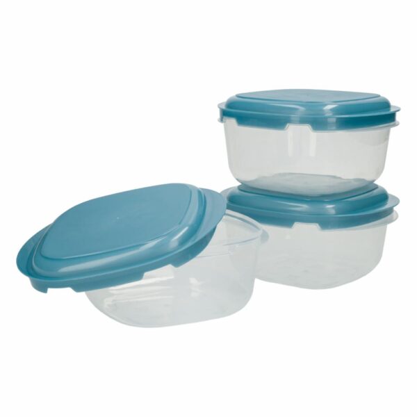 Set Reposteros Lunchkeeper Con Tapa Capri Perlado  Vitalia PLAPASA 1 Litros