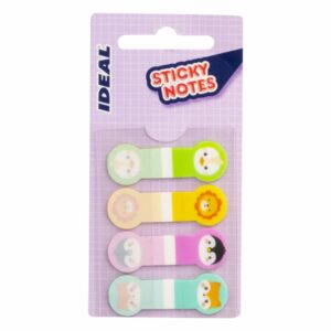 Banderitas Adhesivas Kawaii Surtidas  15x44mm IDEAL 80 Hojas