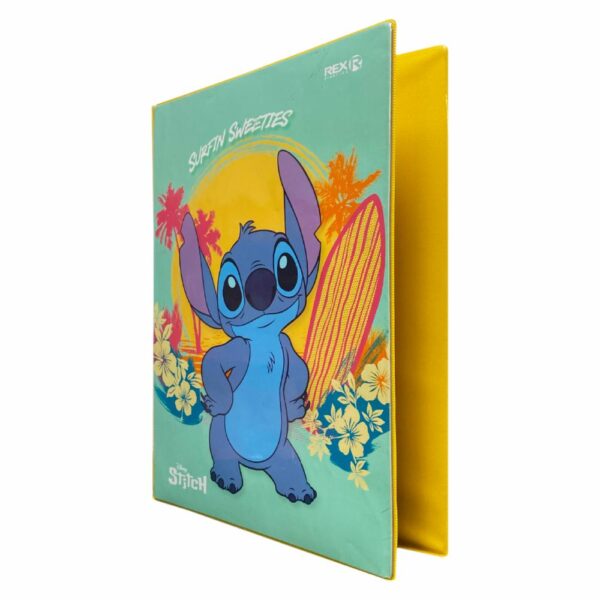 Carpeta 2 Argollas Stitch DISNEY Tipo Oficio - Imagen 2