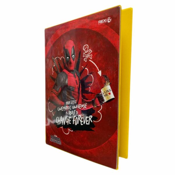 Carpeta 2 Argollas Deadpool DISNEY Tipo Oficio - Imagen 2