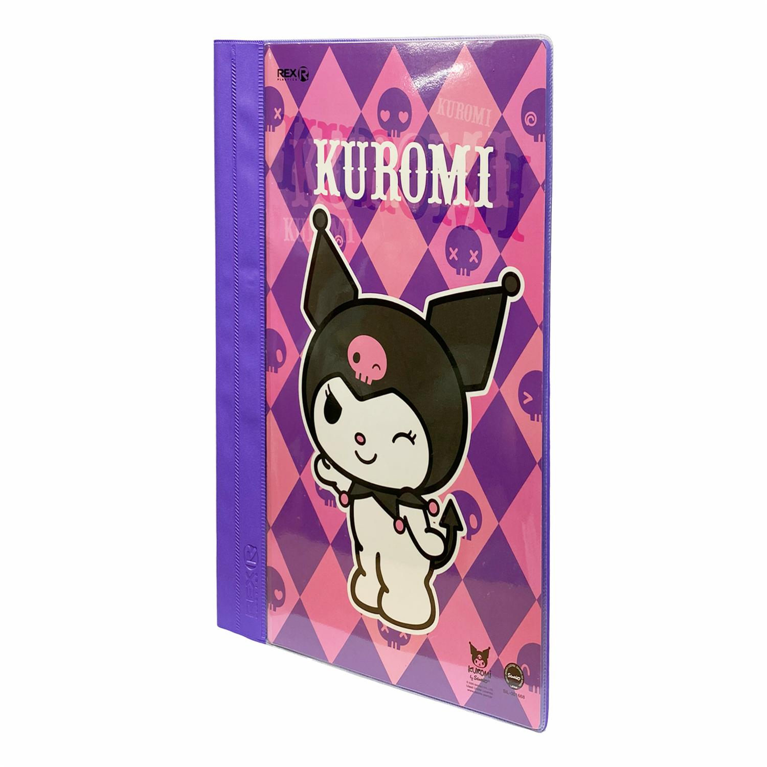 Folder Kuromi REX PLASTICS Tipo Oficio - Imagen 2